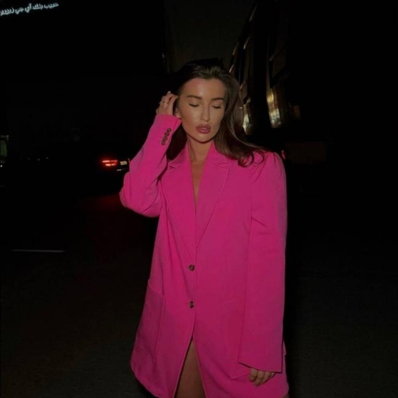 NWT ZARA Pink Blazer XS - Picture 4 of 16